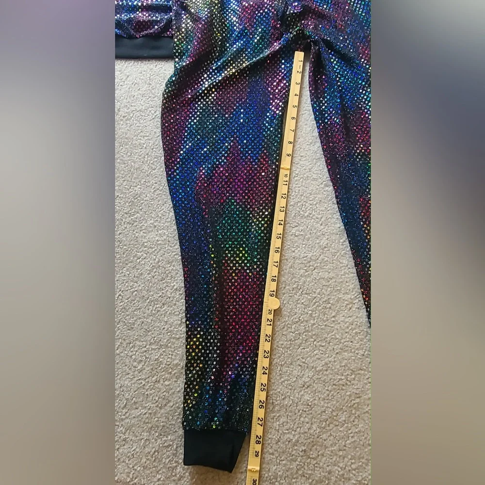 Multicolor Sequin-Effect Jogger Set - Women